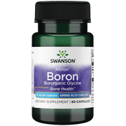 Swanson Boron from Albion Bororganic Glycine 6 mg 60 Capsules