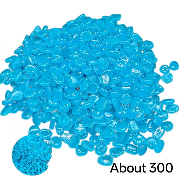 BESTSKY River Rocks Glow-In-The-Dark Stone Decor Pebbles Stones Unique Decorative Effect Luminous Stone