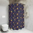 thumbnail image 4 of Whimsigoth Shower Curtain 90s Celestial Sun Moon Bathroom Decor Celestial Star Cottagecore Fairy Grunge Goblincore Decor Fairycore Bath Room 60x72in, 4 of 5