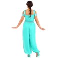 thumbnail image 2 of Disguise Women's Jasmine Deluxe Adult Sized Costume, Turquoise, XL 18-20 US, 2 of 7