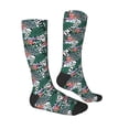 thumbnail image 4 of Lsque Tropical Leaves Printed Crew Socks Men's Women's LightWeight Thin Casual Calf Socks ,Knee High Socks,Cotton Socks, 4 of 9
