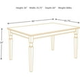 thumbnail image 5 of Bowery Hill Table à Manger Rectangulaire Noire et Brune, 5 of 5