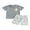 Gray B, variant on Jxzom Toddler Baby Boy Summer Baseball Outfit 6M 12M 18M 2T 3T Letters Print T-shirt Tops Baseball Shorts 2Pcs Casual Clothes Set