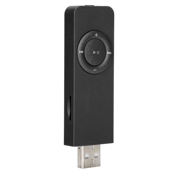 USB MP3 Player, 32GB Memory Card MP3 Music Player Portable Music Media MP3 Player With Lanyard For Home For Listening To Music For Outdoor Black