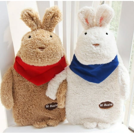 Hot-Selling Cartoon Cute Sugar Rabbit Hot Water Bottle For Girls In Winter Hot Water Bottle For Couples