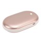 thumbnail image 4 of Mini banco del poder de la aleación de aluminio 2400mah USB del calentador de la mano del bolsillo para el oro rosa al aire libre del viaje del invierno, 4 of 5
