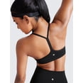 thumbnail image 4 of Sujetador deportivo CRZ YOGA Butterluxe, espalda en Y, acolchado, espalda cruzada, negro, 4 of 7