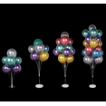 thumbnail image 5 of Balloon Stand Kit for Floor 2 Sets Balloon Sticks with Base Clear Balloon Holders for Table Balloon Table Stands Fastener for Wedding Birthday Garden Party Celebration 39inch Height, 5 of 6