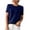 #Dark Blue, variant on George Women's Cute Lightweight Short Sleeve Sweater Tops,Crew Neck,Plain,Relaxed Fit,Business Casual T-Shirts,#Green,Size M