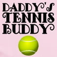 thumbnail image 2 of CafePress - Daddys Tennis Buddy Body Suit - Baby Light Bodysuit, Size Newborn - 24 Months, 2 of 4