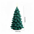 thumbnail image 3 of Christmas Tree Candle, LED Flameless Candle with Flickering Warm Light, Battery Operated Christmas Tree Shaped Candle Decor, Holiday Tabletop Ornament for Mantel Dining Room Home Party Decoration, 3 of 6