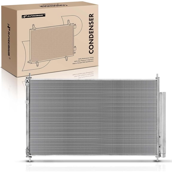 A-Premium Air Conditioning A/C Condenser Compatible with 2005-2010 Honda Odyssey V6 3.5L, Replace# 80110SHJA01