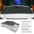 thumbnail image 3 of Kdxio Golden line fox Print Front Windshield Sun Shade,Folding Auto Sunshade for Car Truck SUV-Small, 3 of 5