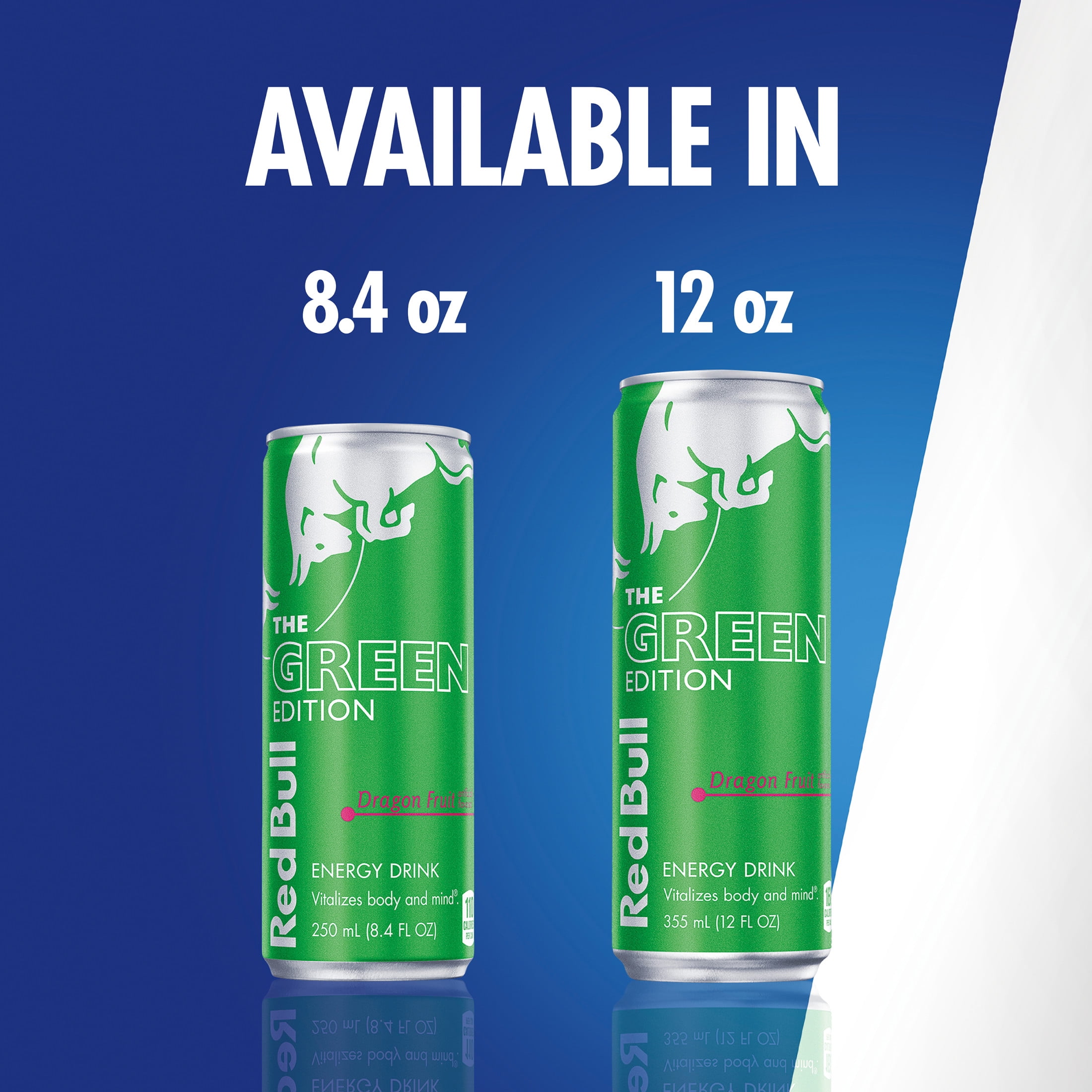 Red Bull Green Edition Dragon Fruit Energy Drink, 12 fl oz, 6 Packs of 4 Cans
