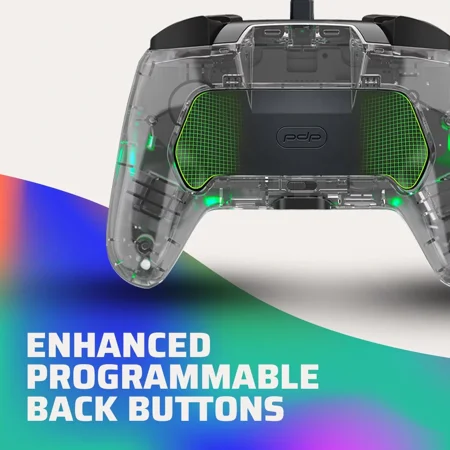 PDP Afterglow Prismatic LED Deluxe + Audio Wired Controller: Multicolor - Nintendo Switch
