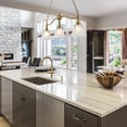 thumbnail image 4 of LNC Darren Modern Kitchen Island Pendant Light with 3 Opal Glass Shades, 31.5" Antique Brushed Gold, 4 of 16