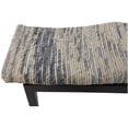 thumbnail image 5 of DecMode Wood Handmade Woven Bench, Brown, 5 of 8