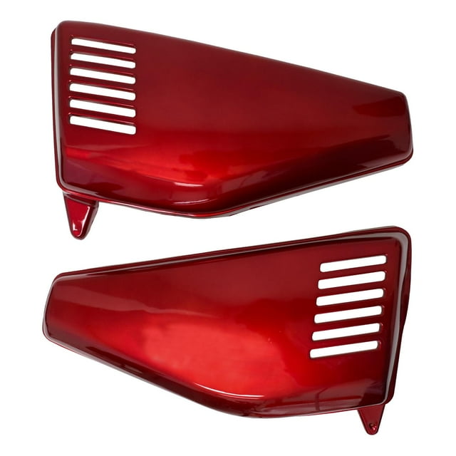TAPA LATERAL DERECHA/IZQUIERDA ROJA SET ITALIKA DT 150 BASIC (18-20)/ FT 125 ROJA NUEVA (18-22) negro
