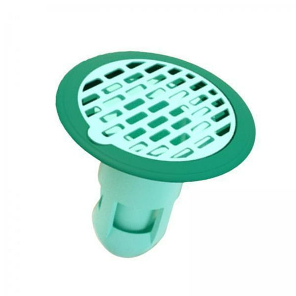 Siruishop 6xBathroom Insert Floor Drain Round Anti-Odor Floor Drain for Bathtub Bathroom Green