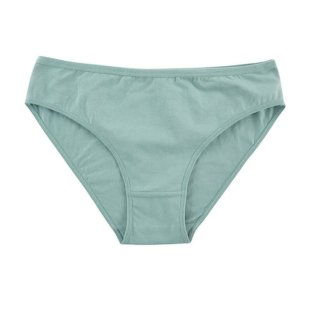 Fridja Culottes Taille Haute Sans Couture pour Femmes, Culottes Invisibles Surdimensionnées, Bikini Taille Moyenne Respirant, Culottes Lift pour Usage Quotidien (Vert, G)