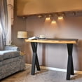 thumbnail image 6 of Home Soft Things Table Leg - X-Type - Black - 25.5*82*38CM(32"), 6 of 9