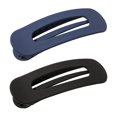 thumbnail image 1 of 2x agarres para el cabello esmerilados, Clips grandes de de , pasadores grandes Haorpin de Color Azul negro Yuyangstore pinzas para el cabello grandes, 1 of 8