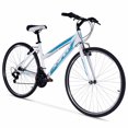 thumbnail image 1 of Vélo hybride Spin Fit 700c pour femmes Hyper Bicycles, bleu sarcelle et blanc, 1 of 9