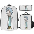 thumbnail image 1 of Rick and Morty Season Backpack Study Smart System Organized Bookbag with Brain Food Lunch Kit, 1 of 5
