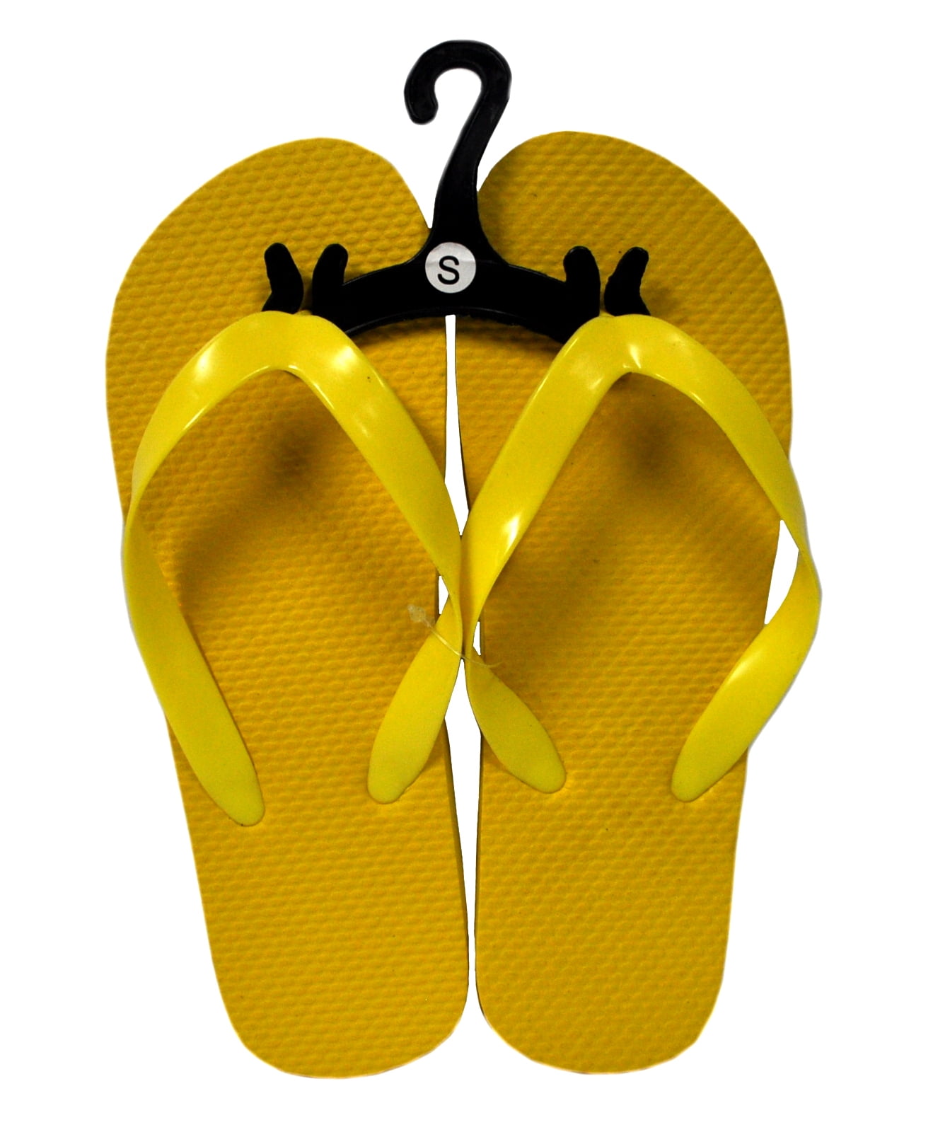 yellow flip flops for women