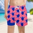 thumbnail image 2 of VFRGHD Boys Swim Trunks With Compression Liner Cartoon Print Beach Shorts For Kids Swimming Trunks Summer Casual Bathing Suits Swimwear Soft Bathing Suit, 2 of 4
