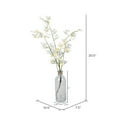 thumbnail image 2 of Vickerman 20.5" Artificial Mini White Orchid in a Glass Pot., 2 of 2