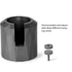 thumbnail image 4 of Bearachild Soporte de temperatura de café aleación de aluminio 63mm/24,76 pulgadas diámetro del agujero manija de la máquina de café soporte de Base de Juegos de servir café y té gris Bearachild HA027447-01, 4 of 6