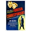 Vintage Movie Poster Alfred HitchcockS Foreign Correspondent 24X36 Spies