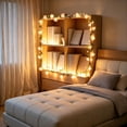 thumbnail image 7 of Cherry Blossom String Lights 100cm, Battery Operated LED Fairy Lights with Pink Flower Vine Garland, Flexible Copper Wire Decorative Lights for Wall Mirror Shelf Mantel, Indoor Outdoor Home Decor, 7 of 7