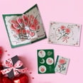 thumbnail image 6 of Abbraccia Valentine's Day 3D Cards Bouquet Card Anniversary Flower Card Gift for Mother's Day Anniversary Girlfriend Boyfriend Mom, 6 of 10
