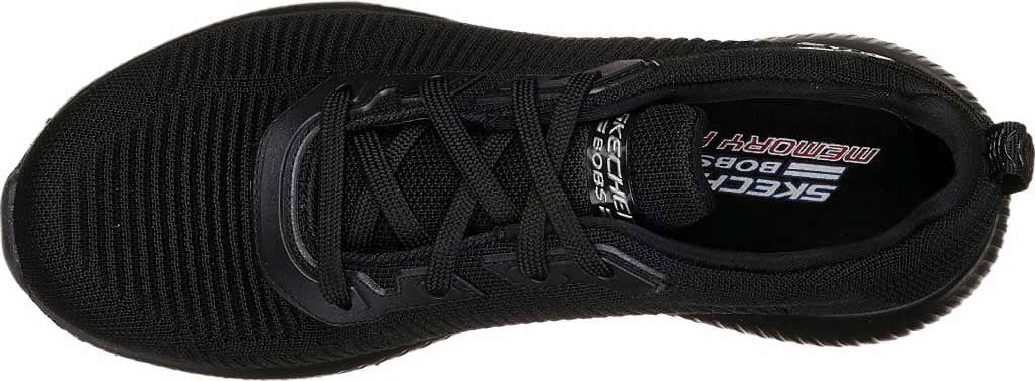 Skechers Women's BOBS Squad Tough Talk Lace-up Athletic Sneaker, Wide Width Available