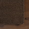 thumbnail image 4 of Rugs USA x Nate Berkus Hollis Solid Wool Cozy Area Rug, 8' 6" x 11' 6", Hollis Dark Brown, 4 of 7
