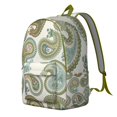 thumbnail image 2 of Roomy Paisley Pattern Backpack with Boho Flair, Designed for Laptops and School Supplies, Sturdy Daypack for Campus and Work, Ideal Gift for Graduation, 2 of 5