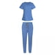 thumbnail image 1 of Uniformes de trabajo,Uniformes de trabajo de enfermería Camiseta con cuello en V Pantalón deportivo,Ropa de trabajo para mujeres Ropa de trabajo para mujeres,Conjunto de ropa de trabajo para, 1 of 8
