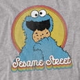 thumbnail image 2 of Sesame Street T-Shirt Cookie Monster Layers Unisex Graphic Tee For Men & Women, 2 of 7