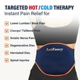 thumbnail image 5 of LotFancy Ice Pack for Back Injuries, 2 Gel Hot Cold Packs w/ Wrap for Low Back, Waist, Abdomen, 5 of 8