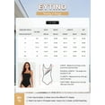 Eytino One Piece Swimsuits for Women Ribbed One Piece Bathing Suit