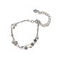 thumbnail image 1 of Sonducket de mujer en forma de estrella galvanizada a la moda que no se desvanece elegante doble capa fiesta banquete fotografía brazalete Type2 NO2, 1 of 6