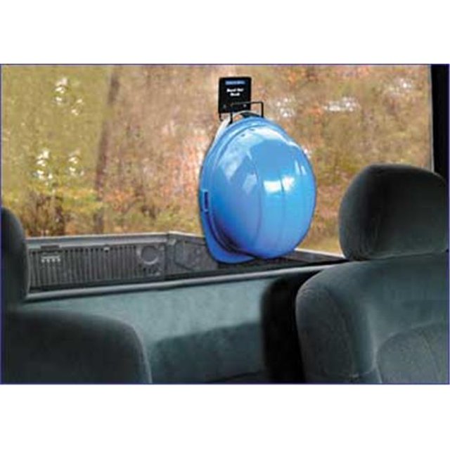 Horizon 5001 Sturdy Steel Mounts Anywhere Hard Hat Rack, 2-1/2" Width x 2-1/2" Height x 2" Depth
