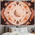 thumbnail image 2 of Shiartex  Boho Vintage Tapestry Floral Leaves Butterfly Tapestries Aesthetic Moon and Star Tapestry Botanical Wall Tapestry Mandala Tapestry for Bedroom Home Decor  40x30inch, 2 of 6