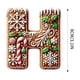 thumbnail image 3 of Uuiauoio 26 Gingerbread Alphabet Ornaments, Letters Christmas Ornament, 26 Initial Candy Cane Letter Pendant with Berries Pattern, Xmas Hanging Alphabet Letters for Christmas Tree Craft(H), 3 of 5