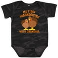 thumbnail image 3 of Inktastic My First Thanksgiving with Grandma Boys or Girls Baby Bodysuit, 3 of 5