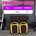 thumbnail image 2 of BESTSKY 2Pcs Knee Pads,Hard Shell Impact Resistant Gardening Knee Pads,Waterproof and Wear-Resistant Knee Pads for Men,Yellow, 2 of 7