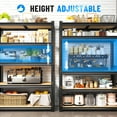 thumbnail image 3 of REIBII 72"H Storage Shelves Units 5 Tier Garage Shelves Heavy Duty 2000LBS,35.5"W x 15.8"D, 3 of 7