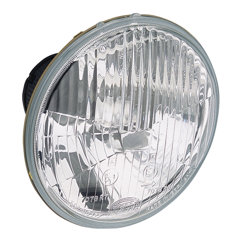 Hella Universal Halogen Clear Glass Lens Built-In 146mm Headlight (w/o bulb) (Part # H11425011)